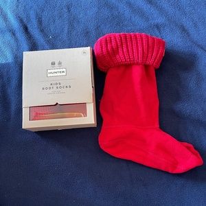 LIKE NEW- Hunter Kids Half-Cardigan Socks